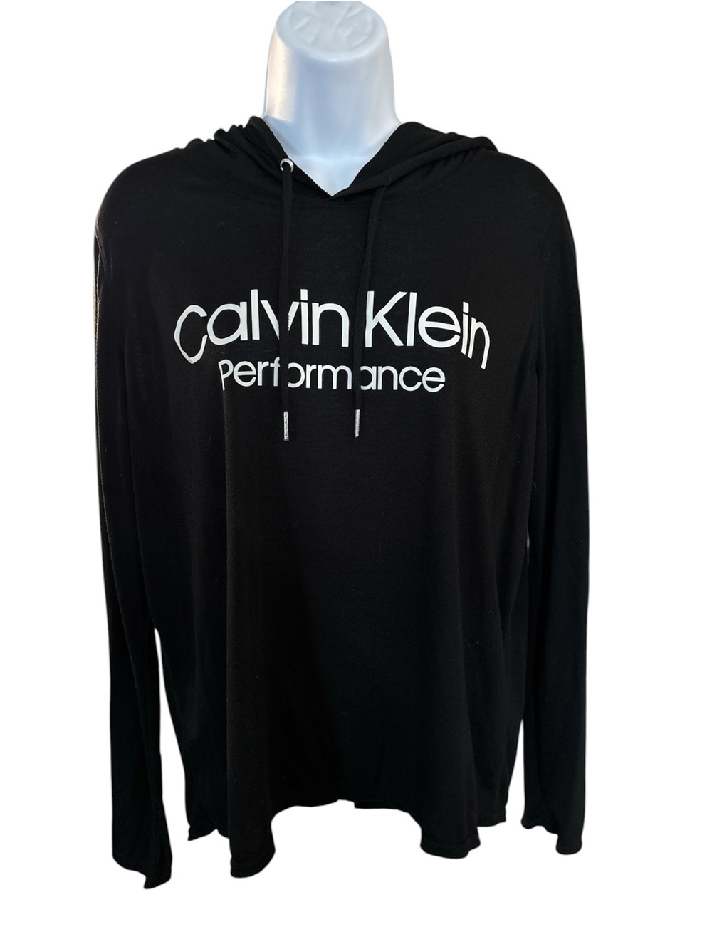 Calvin Klein Black Hoodie with White Logo